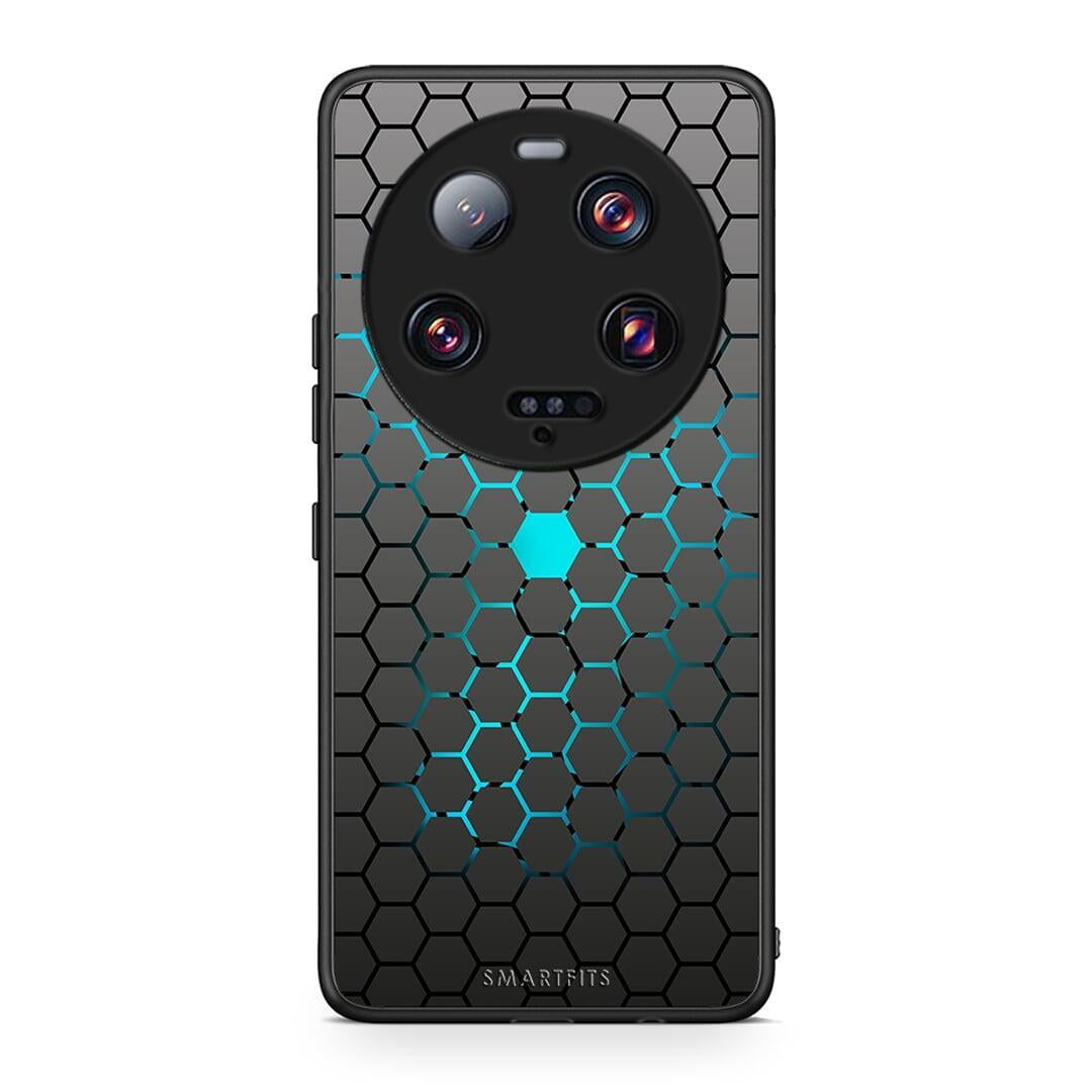 Θήκη Xiaomi 13 Ultra Geometric Hexagonal από τη Smartfits με σχέδιο στο πίσω μέρος και μαύρο περίβλημα | Xiaomi 13 Ultra Geometric Hexagonal Case with Colorful Back and Black Bezels