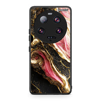 Thumbnail for Θήκη Xiaomi 13 Ultra Glamorous Pink Marble από τη Smartfits με σχέδιο στο πίσω μέρος και μαύρο περίβλημα | Xiaomi 13 Ultra Glamorous Pink Marble Case with Colorful Back and Black Bezels