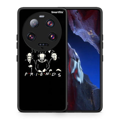 Θήκη Xiaomi 13 Ultra Halloween Friends από τη Smartfits με σχέδιο στο πίσω μέρος και μαύρο περίβλημα | Xiaomi 13 Ultra Halloween Friends Case with Colorful Back and Black Bezels