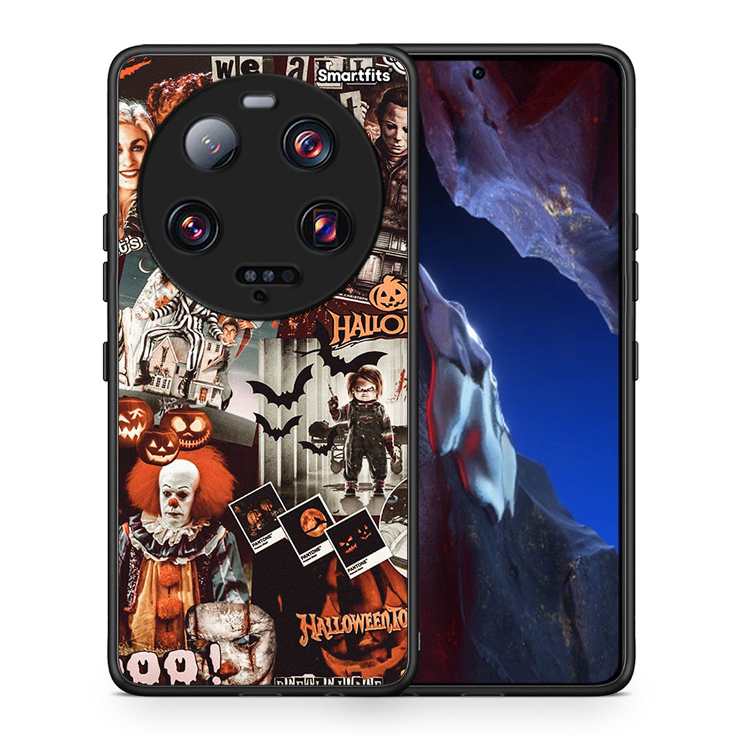 Θήκη Xiaomi 13 Ultra Halloween Spooky Season από τη Smartfits με σχέδιο στο πίσω μέρος και μαύρο περίβλημα | Xiaomi 13 Ultra Halloween Spooky Season Case with Colorful Back and Black Bezels