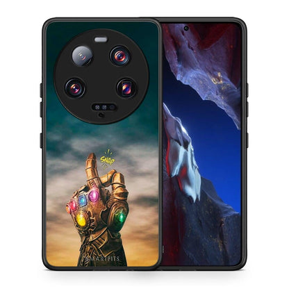 Θήκη Xiaomi 13 Ultra Infinity Snap από τη Smartfits με σχέδιο στο πίσω μέρος και μαύρο περίβλημα | Xiaomi 13 Ultra Infinity Snap Case with Colorful Back and Black Bezels