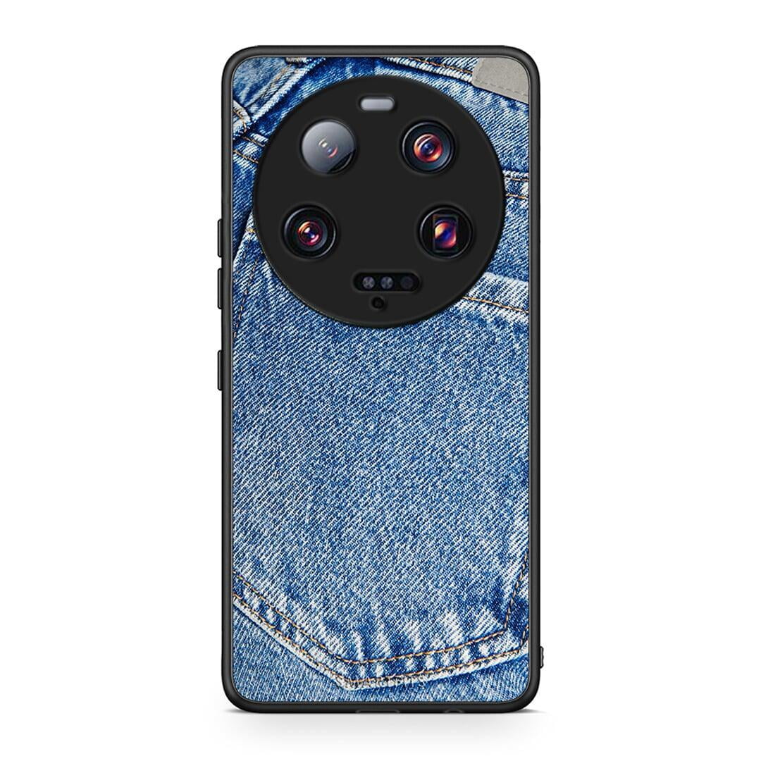Θήκη Xiaomi 13 Ultra Jeans Pocket από τη Smartfits με σχέδιο στο πίσω μέρος και μαύρο περίβλημα | Xiaomi 13 Ultra Jeans Pocket Case with Colorful Back and Black Bezels