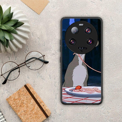 Θήκη Xiaomi 13 Ultra Lady And Tramp 1 από τη Smartfits με σχέδιο στο πίσω μέρος και μαύρο περίβλημα | Xiaomi 13 Ultra Lady And Tramp 1 Case with Colorful Back and Black Bezels