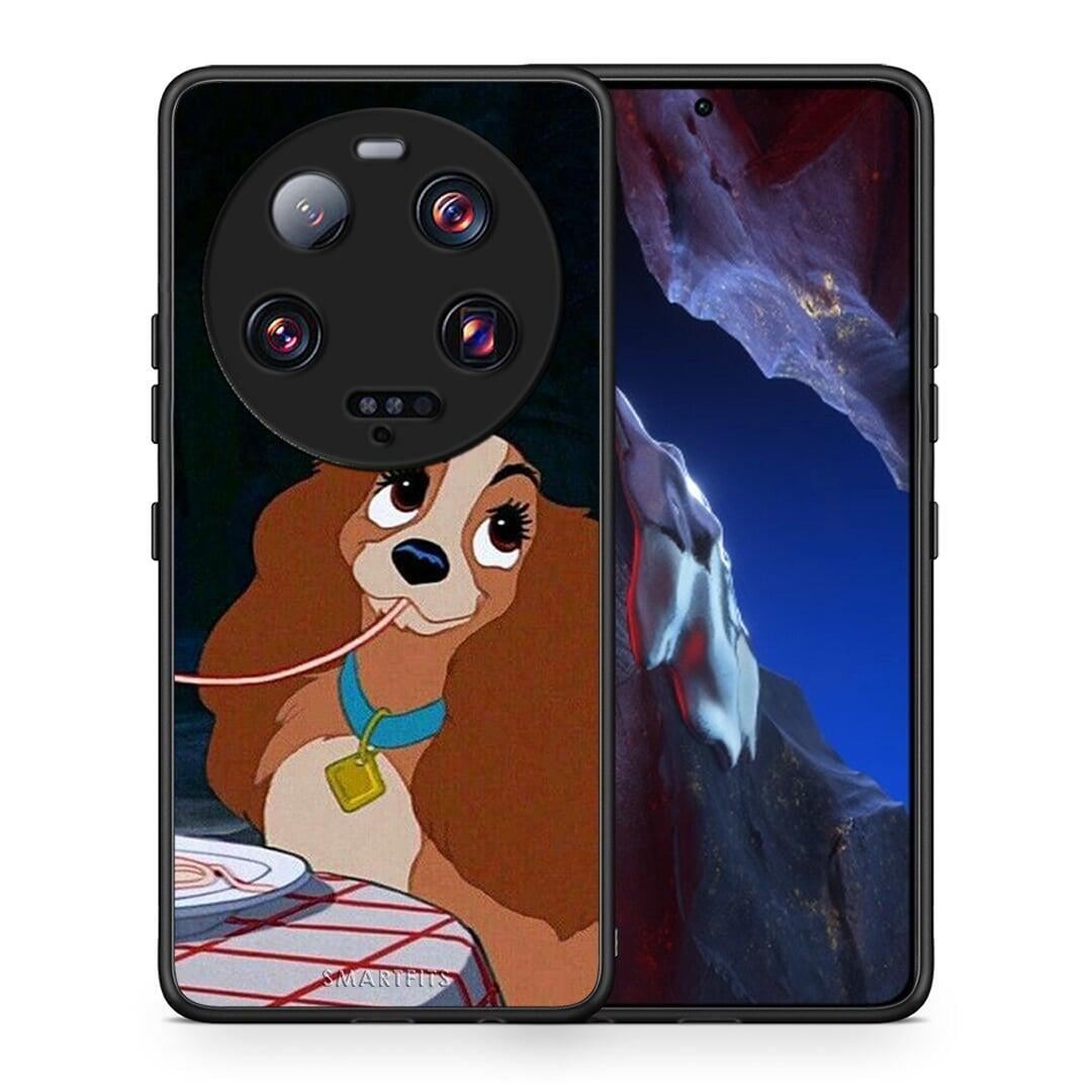 Θήκη Xiaomi 13 Ultra Lady And Tramp 2 από τη Smartfits με σχέδιο στο πίσω μέρος και μαύρο περίβλημα | Xiaomi 13 Ultra Lady And Tramp 2 Case with Colorful Back and Black Bezels