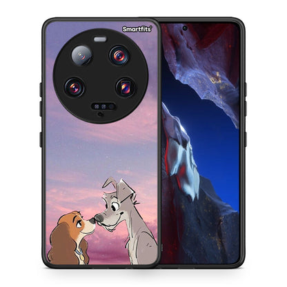 Θήκη Xiaomi 13 Ultra Lady And Tramp από τη Smartfits με σχέδιο στο πίσω μέρος και μαύρο περίβλημα | Xiaomi 13 Ultra Lady And Tramp Case with Colorful Back and Black Bezels