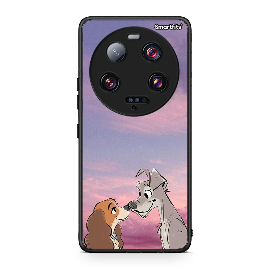 Θήκη Xiaomi 13 Ultra Lady And Tramp από τη Smartfits με σχέδιο στο πίσω μέρος και μαύρο περίβλημα | Xiaomi 13 Ultra Lady And Tramp Case with Colorful Back and Black Bezels
