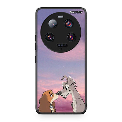 Θήκη Xiaomi 13 Ultra Lady And Tramp από τη Smartfits με σχέδιο στο πίσω μέρος και μαύρο περίβλημα | Xiaomi 13 Ultra Lady And Tramp Case with Colorful Back and Black Bezels