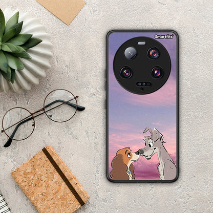 Θήκη Xiaomi 13 Ultra Lady And Tramp από τη Smartfits με σχέδιο στο πίσω μέρος και μαύρο περίβλημα | Xiaomi 13 Ultra Lady And Tramp Case with Colorful Back and Black Bezels
