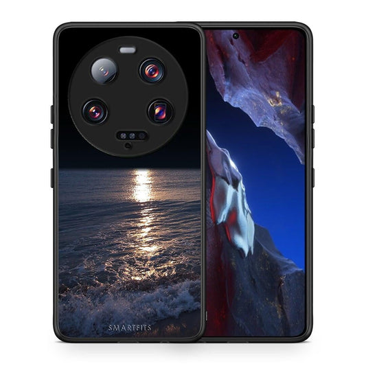Θήκη Xiaomi 13 Ultra Landscape Moon από τη Smartfits με σχέδιο στο πίσω μέρος και μαύρο περίβλημα | Xiaomi 13 Ultra Landscape Moon Case with Colorful Back and Black Bezels