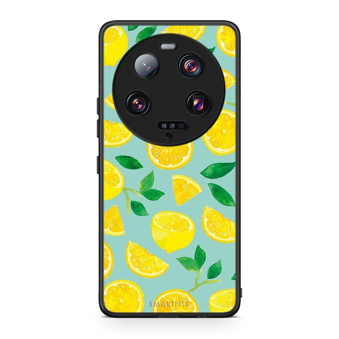 Θήκη Xiaomi 13 Ultra Lemons από τη Smartfits με σχέδιο στο πίσω μέρος και μαύρο περίβλημα | Xiaomi 13 Ultra Lemons Case with Colorful Back and Black Bezels