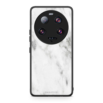 Θήκη Xiaomi 13 Ultra Marble White από τη Smartfits με σχέδιο στο πίσω μέρος και μαύρο περίβλημα | Xiaomi 13 Ultra Marble White Case with Colorful Back and Black Bezels