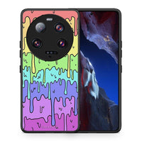 Thumbnail for Θήκη Xiaomi 13 Ultra Melting Rainbow από τη Smartfits με σχέδιο στο πίσω μέρος και μαύρο περίβλημα | Xiaomi 13 Ultra Melting Rainbow Case with Colorful Back and Black Bezels
