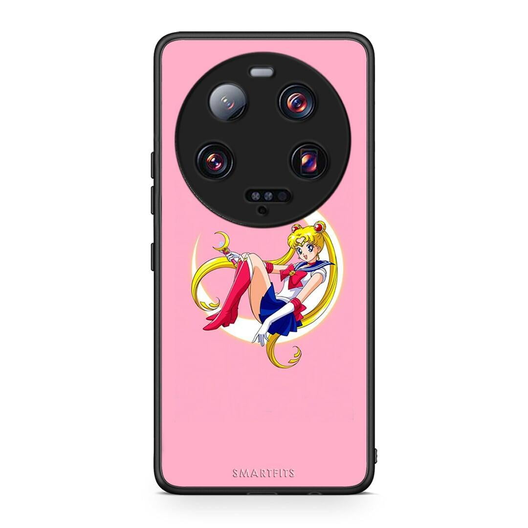 Θήκη Xiaomi 13 Ultra Moon Girl από τη Smartfits με σχέδιο στο πίσω μέρος και μαύρο περίβλημα | Xiaomi 13 Ultra Moon Girl Case with Colorful Back and Black Bezels