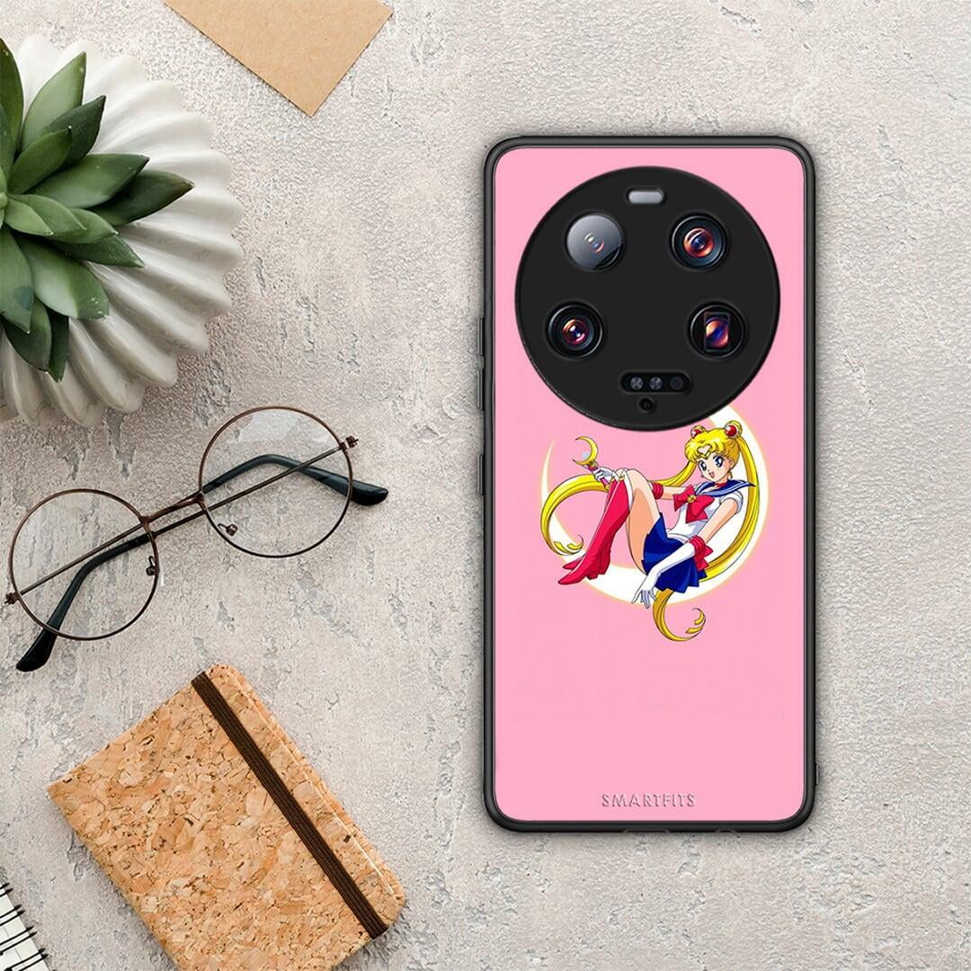 Θήκη Xiaomi 13 Ultra Moon Girl από τη Smartfits με σχέδιο στο πίσω μέρος και μαύρο περίβλημα | Xiaomi 13 Ultra Moon Girl Case with Colorful Back and Black Bezels