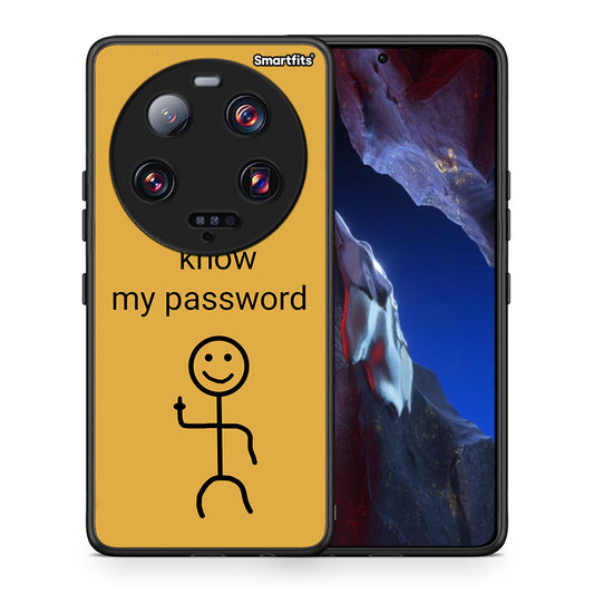 Θήκη Xiaomi 13 Ultra My Password από τη Smartfits με σχέδιο στο πίσω μέρος και μαύρο περίβλημα | Xiaomi 13 Ultra My Password Case with Colorful Back and Black Bezels