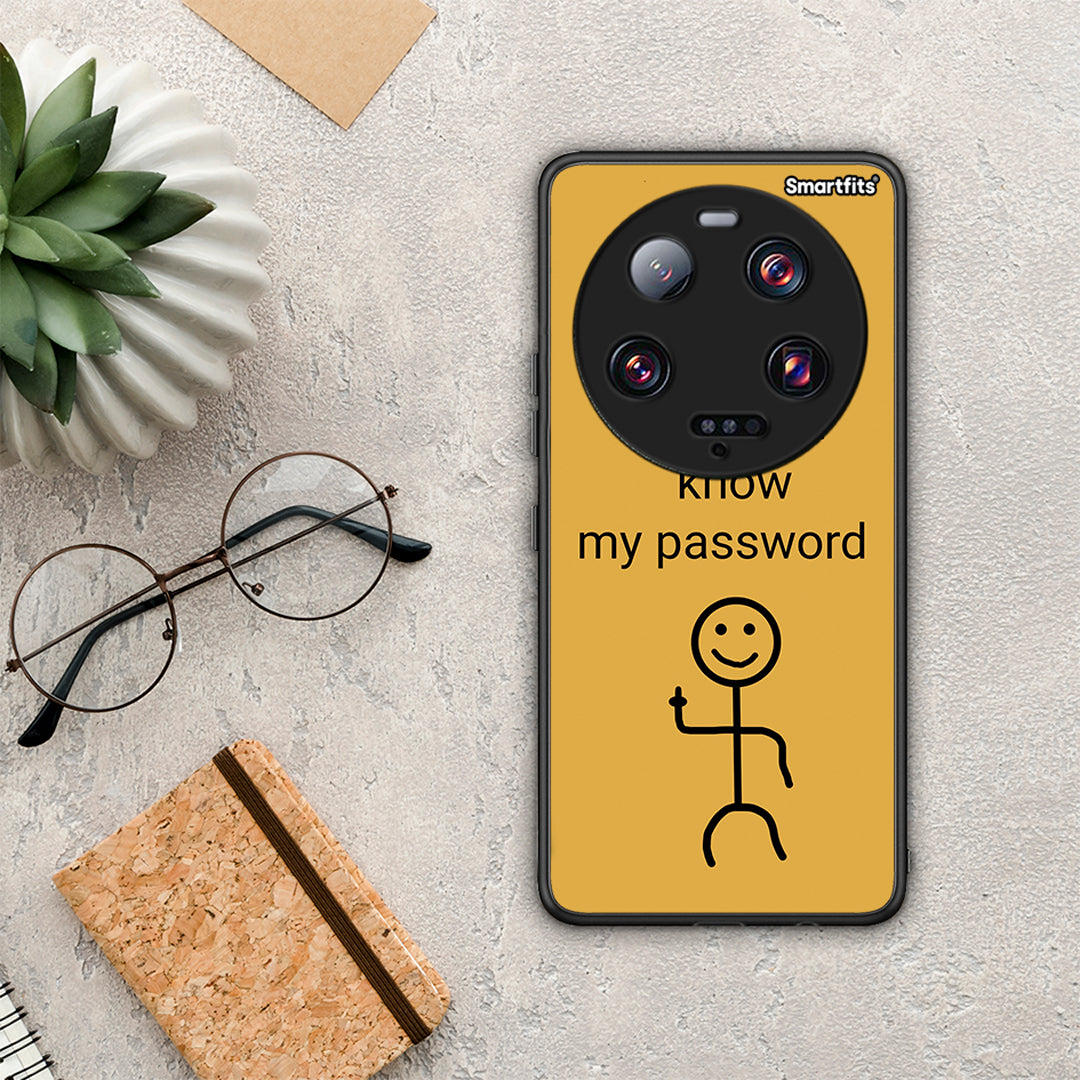 Θήκη Xiaomi 13 Ultra My Password από τη Smartfits με σχέδιο στο πίσω μέρος και μαύρο περίβλημα | Xiaomi 13 Ultra My Password Case with Colorful Back and Black Bezels