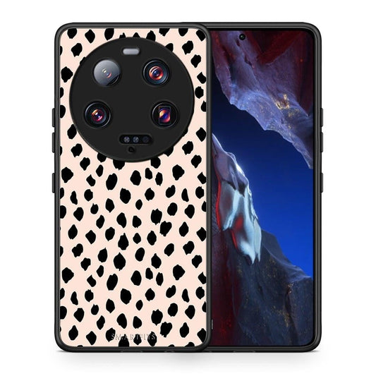 Θήκη Xiaomi 13 Ultra New Polka Dots από τη Smartfits με σχέδιο στο πίσω μέρος και μαύρο περίβλημα | Xiaomi 13 Ultra New Polka Dots Case with Colorful Back and Black Bezels