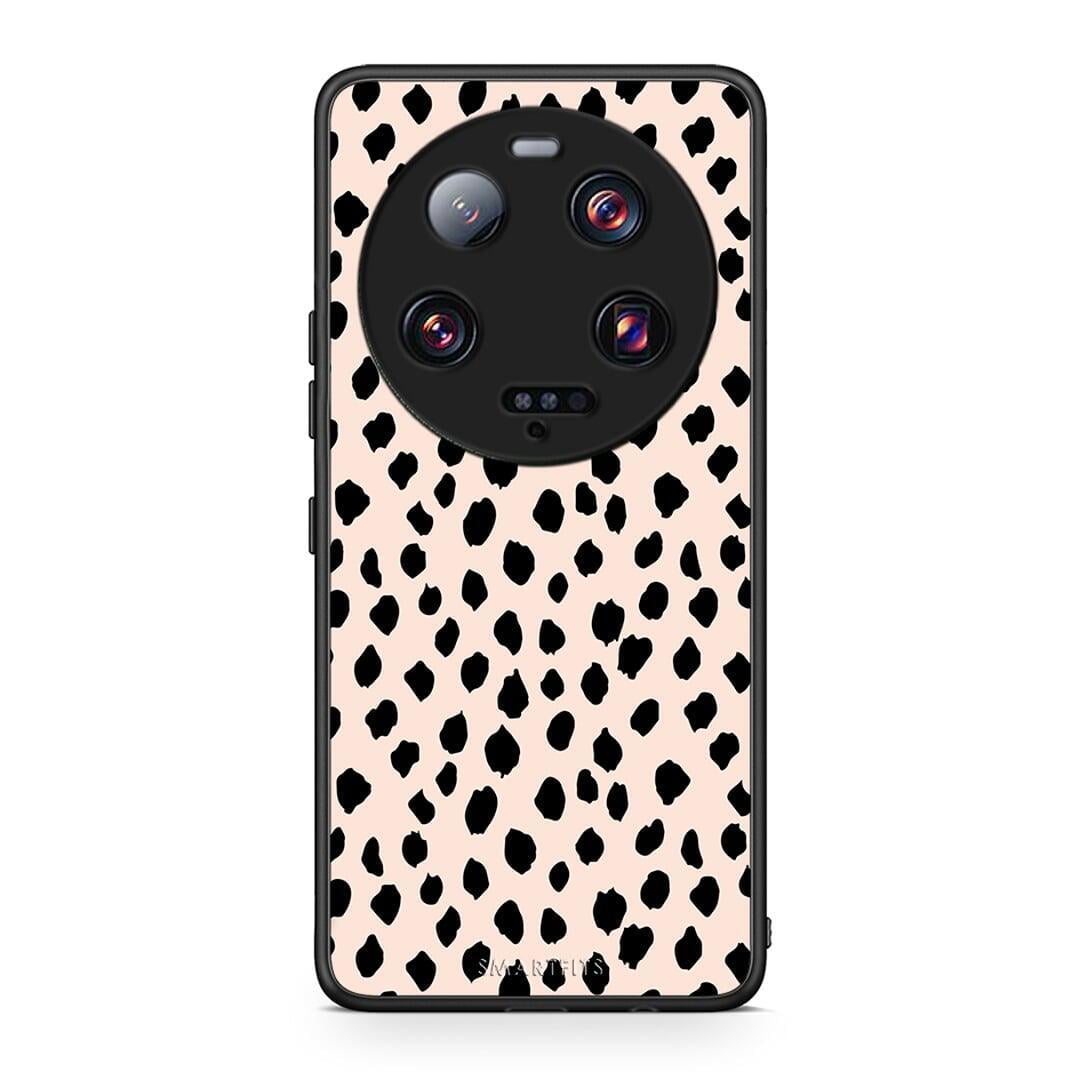 Θήκη Xiaomi 13 Ultra New Polka Dots από τη Smartfits με σχέδιο στο πίσω μέρος και μαύρο περίβλημα | Xiaomi 13 Ultra New Polka Dots Case with Colorful Back and Black Bezels