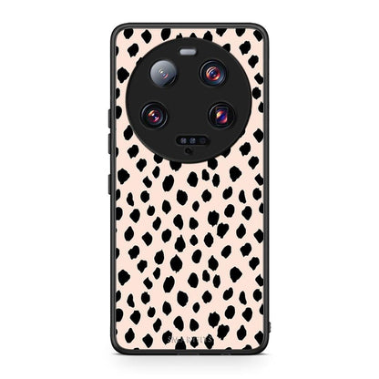 Θήκη Xiaomi 13 Ultra New Polka Dots από τη Smartfits με σχέδιο στο πίσω μέρος και μαύρο περίβλημα | Xiaomi 13 Ultra New Polka Dots Case with Colorful Back and Black Bezels