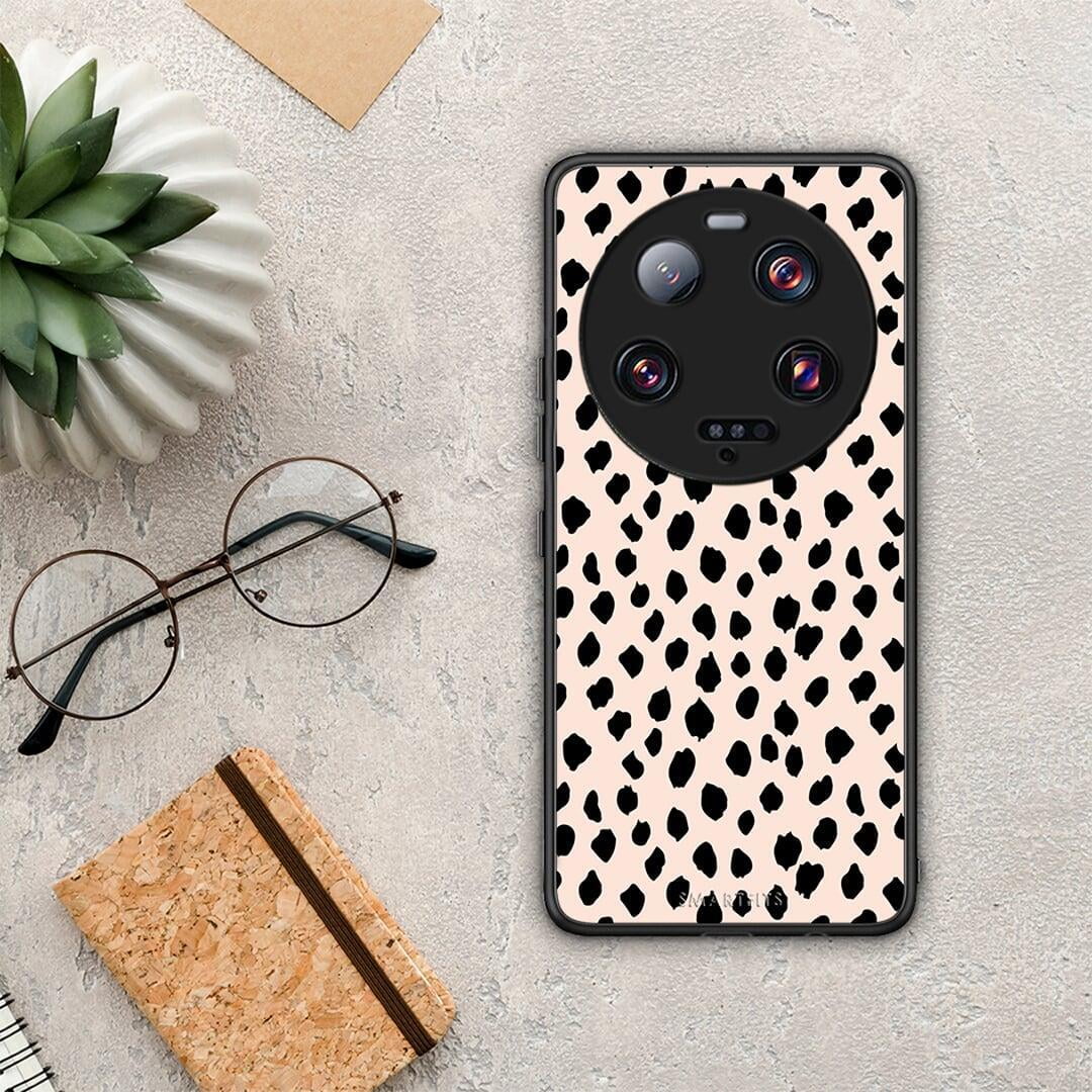 Θήκη Xiaomi 13 Ultra New Polka Dots από τη Smartfits με σχέδιο στο πίσω μέρος και μαύρο περίβλημα | Xiaomi 13 Ultra New Polka Dots Case with Colorful Back and Black Bezels