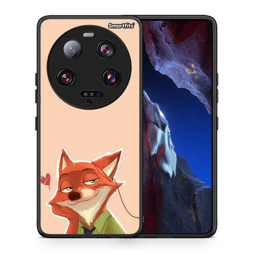 Θήκη Xiaomi 13 Ultra Nick Wilde And Judy Hopps Love 1 από τη Smartfits με σχέδιο στο πίσω μέρος και μαύρο περίβλημα | Xiaomi 13 Ultra Nick Wilde And Judy Hopps Love 1 Case with Colorful Back and Black Bezels