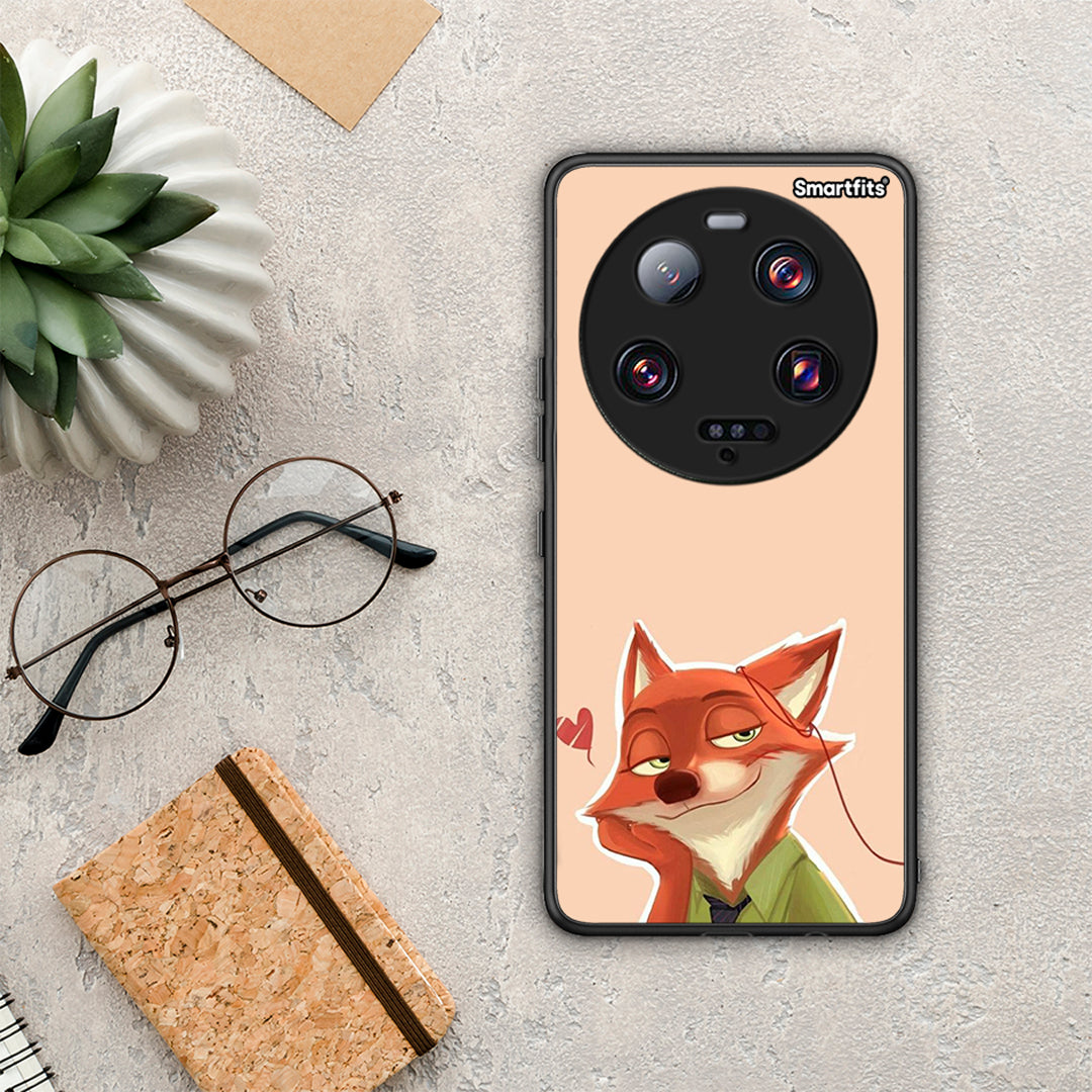 Θήκη Xiaomi 13 Ultra Nick Wilde And Judy Hopps Love 1 από τη Smartfits με σχέδιο στο πίσω μέρος και μαύρο περίβλημα | Xiaomi 13 Ultra Nick Wilde And Judy Hopps Love 1 Case with Colorful Back and Black Bezels