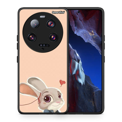 Θήκη Xiaomi 13 Ultra Nick Wilde And Judy Hopps Love 2 από τη Smartfits με σχέδιο στο πίσω μέρος και μαύρο περίβλημα | Xiaomi 13 Ultra Nick Wilde And Judy Hopps Love 2 Case with Colorful Back and Black Bezels
