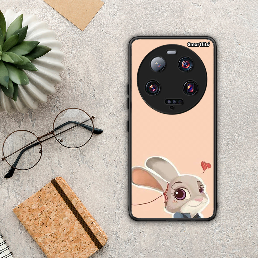 Θήκη Xiaomi 13 Ultra Nick Wilde And Judy Hopps Love 2 από τη Smartfits με σχέδιο στο πίσω μέρος και μαύρο περίβλημα | Xiaomi 13 Ultra Nick Wilde And Judy Hopps Love 2 Case with Colorful Back and Black Bezels