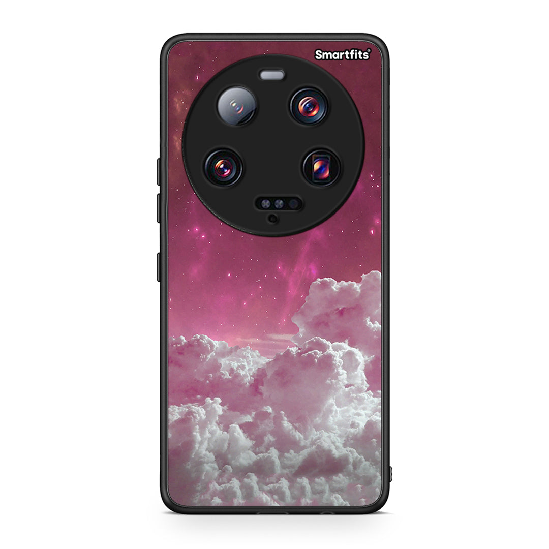 Θήκη Xiaomi 13 Ultra Pink Moon από τη Smartfits με σχέδιο στο πίσω μέρος και μαύρο περίβλημα | Xiaomi 13 Ultra Pink Moon Case with Colorful Back and Black Bezels