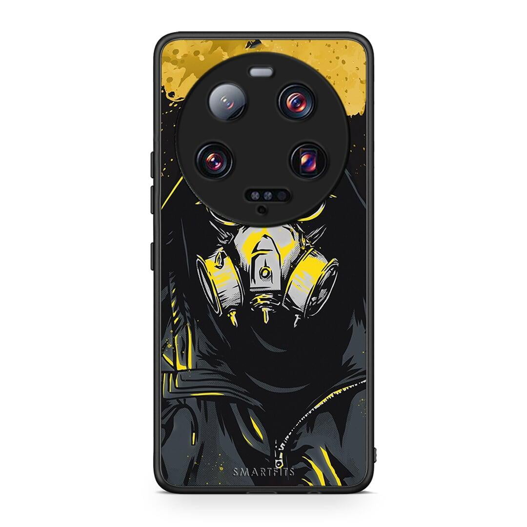 Θήκη Xiaomi 13 Ultra PopArt Mask από τη Smartfits με σχέδιο στο πίσω μέρος και μαύρο περίβλημα | Xiaomi 13 Ultra PopArt Mask Case with Colorful Back and Black Bezels