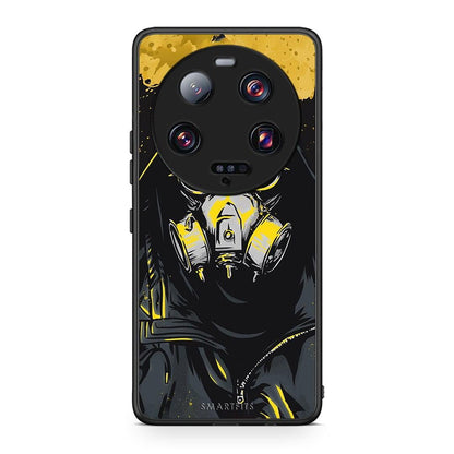 Θήκη Xiaomi 13 Ultra PopArt Mask από τη Smartfits με σχέδιο στο πίσω μέρος και μαύρο περίβλημα | Xiaomi 13 Ultra PopArt Mask Case with Colorful Back and Black Bezels