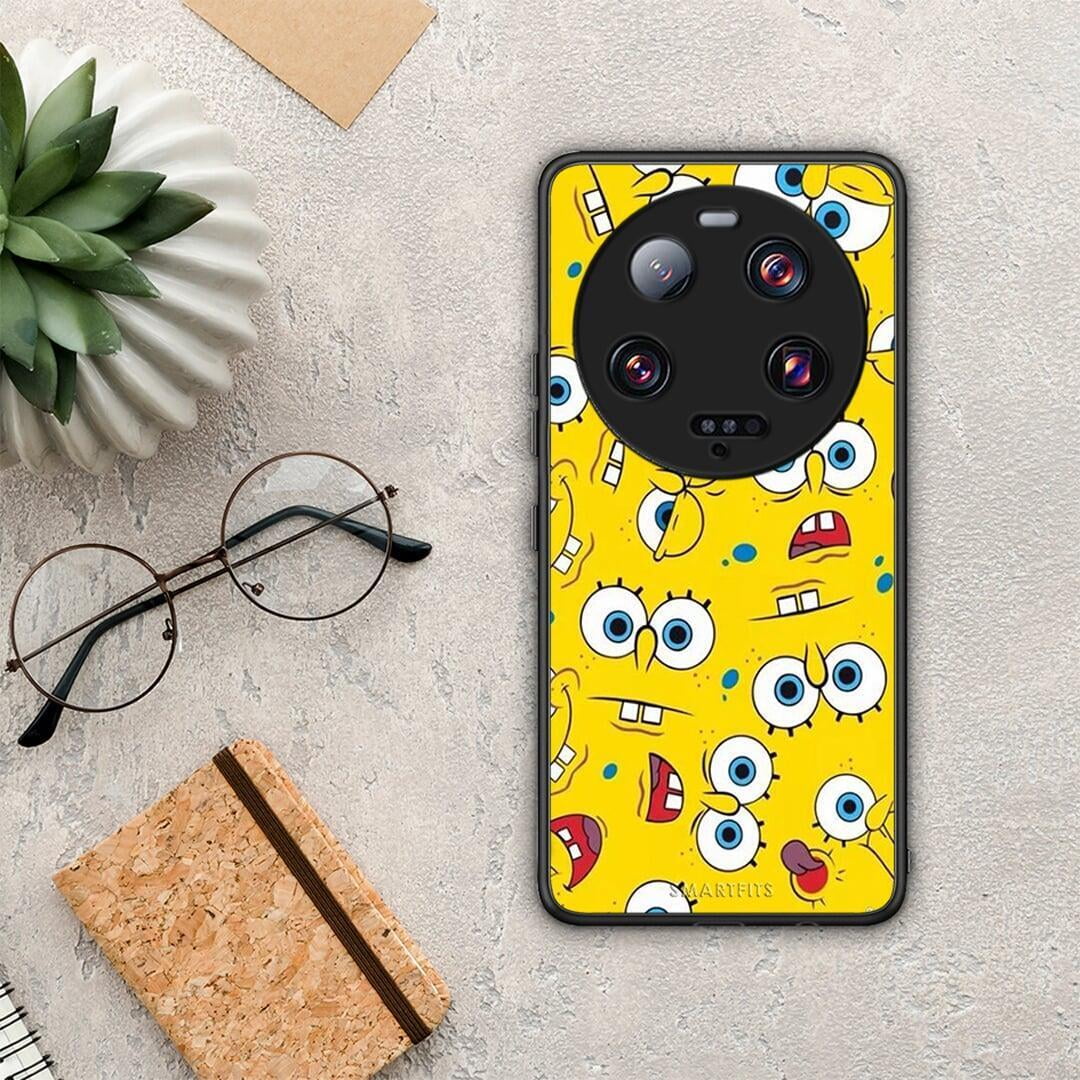 Θήκη Xiaomi 13 Ultra PopArt Sponge από τη Smartfits με σχέδιο στο πίσω μέρος και μαύρο περίβλημα | Xiaomi 13 Ultra PopArt Sponge Case with Colorful Back and Black Bezels