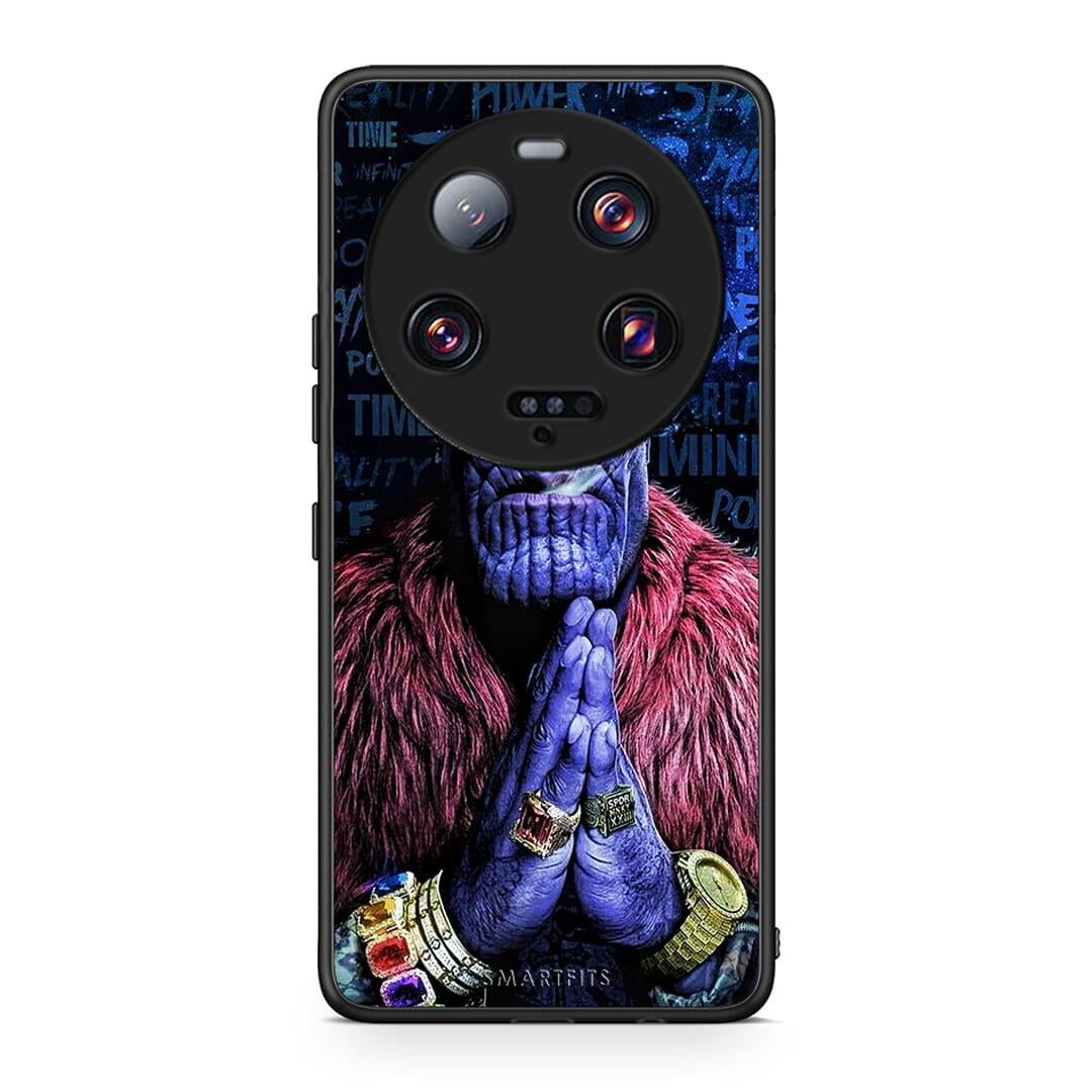 Θήκη Xiaomi 13 Ultra PopArt Thanos από τη Smartfits με σχέδιο στο πίσω μέρος και μαύρο περίβλημα | Xiaomi 13 Ultra PopArt Thanos Case with Colorful Back and Black Bezels