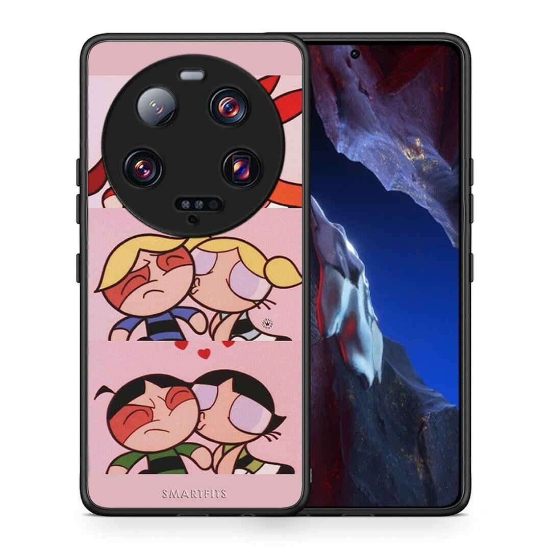 Θήκη Xiaomi 13 Ultra Puff Love από τη Smartfits με σχέδιο στο πίσω μέρος και μαύρο περίβλημα | Xiaomi 13 Ultra Puff Love Case with Colorful Back and Black Bezels