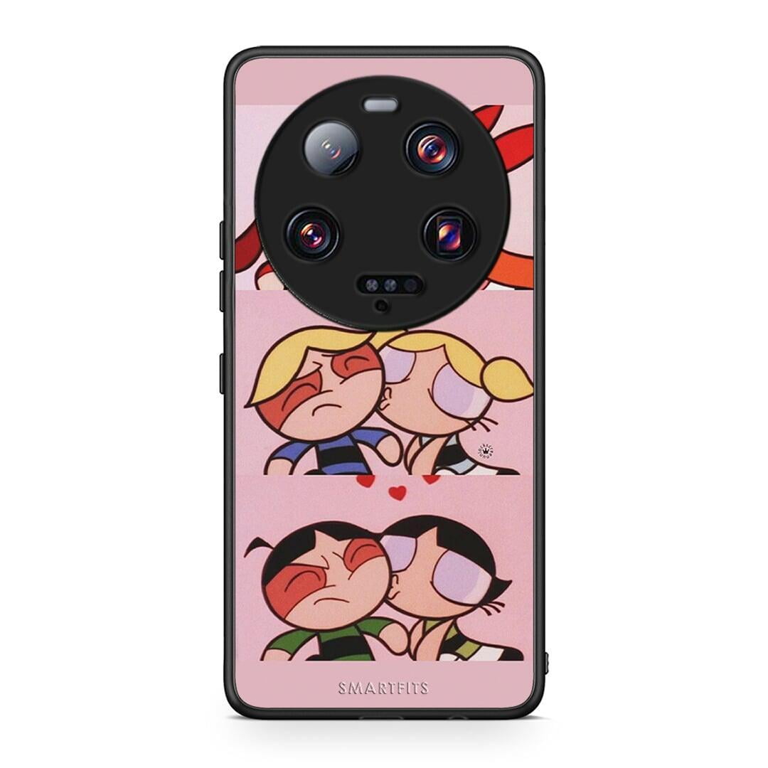 Θήκη Xiaomi 13 Ultra Puff Love από τη Smartfits με σχέδιο στο πίσω μέρος και μαύρο περίβλημα | Xiaomi 13 Ultra Puff Love Case with Colorful Back and Black Bezels