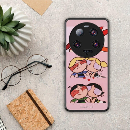 Θήκη Xiaomi 13 Ultra Puff Love από τη Smartfits με σχέδιο στο πίσω μέρος και μαύρο περίβλημα | Xiaomi 13 Ultra Puff Love Case with Colorful Back and Black Bezels