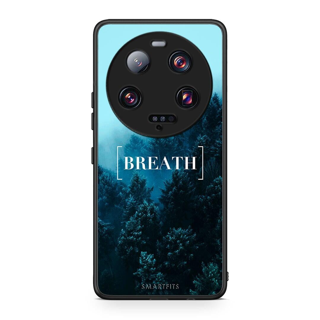 Θήκη Xiaomi 13 Ultra Quote Breath από τη Smartfits με σχέδιο στο πίσω μέρος και μαύρο περίβλημα | Xiaomi 13 Ultra Quote Breath Case with Colorful Back and Black Bezels
