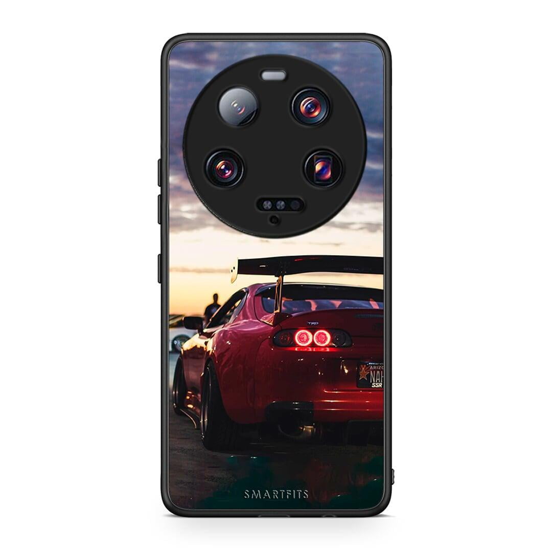 Θήκη Xiaomi 13 Ultra Racing Supra από τη Smartfits με σχέδιο στο πίσω μέρος και μαύρο περίβλημα | Xiaomi 13 Ultra Racing Supra Case with Colorful Back and Black Bezels