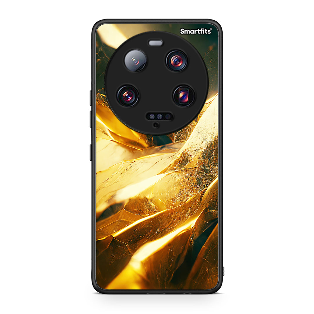 Θήκη Xiaomi 13 Ultra Real Gold από τη Smartfits με σχέδιο στο πίσω μέρος και μαύρο περίβλημα | Xiaomi 13 Ultra Real Gold Case with Colorful Back and Black Bezels