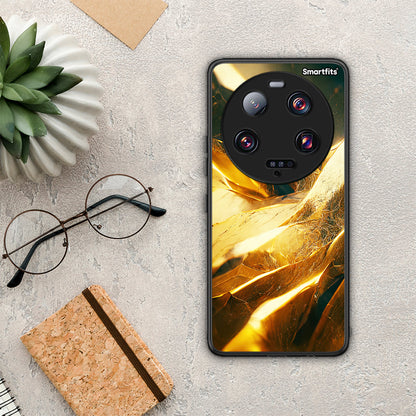 Θήκη Xiaomi 13 Ultra Real Gold από τη Smartfits με σχέδιο στο πίσω μέρος και μαύρο περίβλημα | Xiaomi 13 Ultra Real Gold Case with Colorful Back and Black Bezels