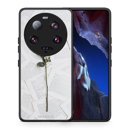 Θήκη Xiaomi 13 Ultra Red Rose από τη Smartfits με σχέδιο στο πίσω μέρος και μαύρο περίβλημα | Xiaomi 13 Ultra Red Rose Case with Colorful Back and Black Bezels