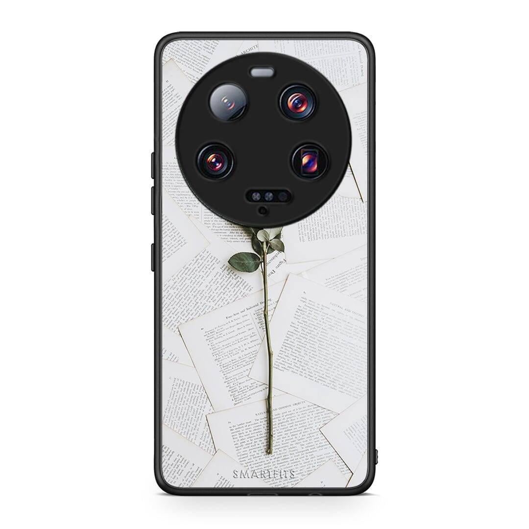 Θήκη Xiaomi 13 Ultra Red Rose από τη Smartfits με σχέδιο στο πίσω μέρος και μαύρο περίβλημα | Xiaomi 13 Ultra Red Rose Case with Colorful Back and Black Bezels