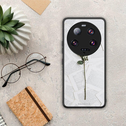 Θήκη Xiaomi 13 Ultra Red Rose από τη Smartfits με σχέδιο στο πίσω μέρος και μαύρο περίβλημα | Xiaomi 13 Ultra Red Rose Case with Colorful Back and Black Bezels