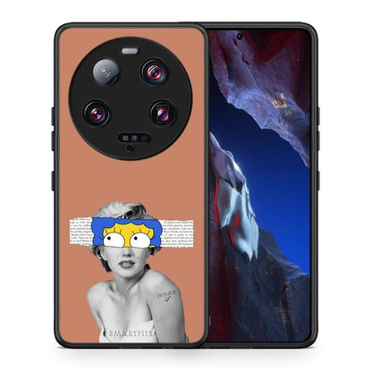 Θήκη Xiaomi 13 Ultra Sim Merilyn από τη Smartfits με σχέδιο στο πίσω μέρος και μαύρο περίβλημα | Xiaomi 13 Ultra Sim Merilyn Case with Colorful Back and Black Bezels