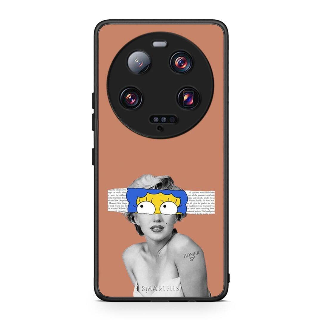 Θήκη Xiaomi 13 Ultra Sim Merilyn από τη Smartfits με σχέδιο στο πίσω μέρος και μαύρο περίβλημα | Xiaomi 13 Ultra Sim Merilyn Case with Colorful Back and Black Bezels