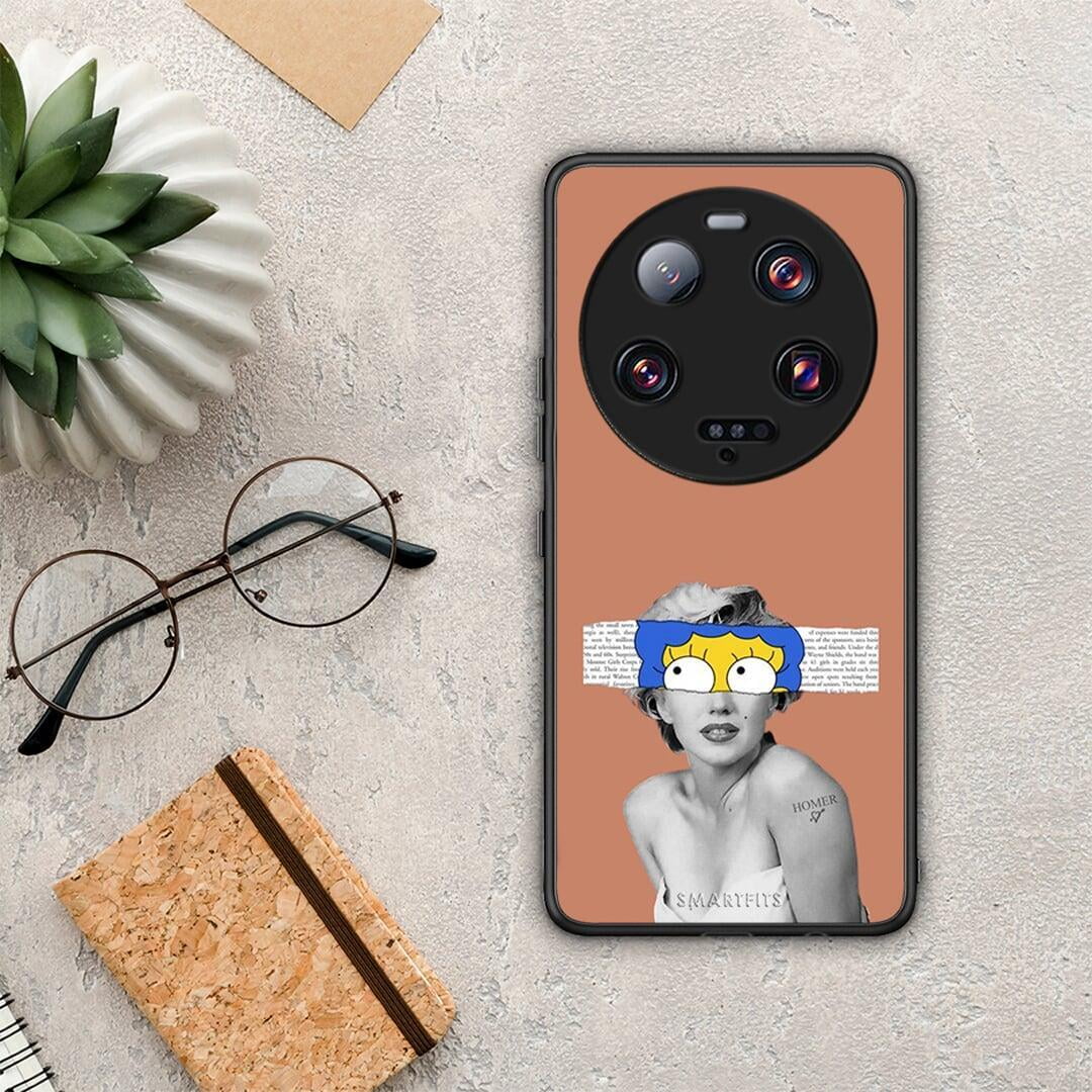 Θήκη Xiaomi 13 Ultra Sim Merilyn από τη Smartfits με σχέδιο στο πίσω μέρος και μαύρο περίβλημα | Xiaomi 13 Ultra Sim Merilyn Case with Colorful Back and Black Bezels