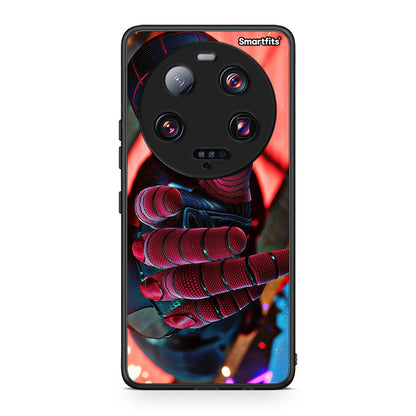 Θήκη Xiaomi 13 Ultra Spider Hand από τη Smartfits με σχέδιο στο πίσω μέρος και μαύρο περίβλημα | Xiaomi 13 Ultra Spider Hand Case with Colorful Back and Black Bezels