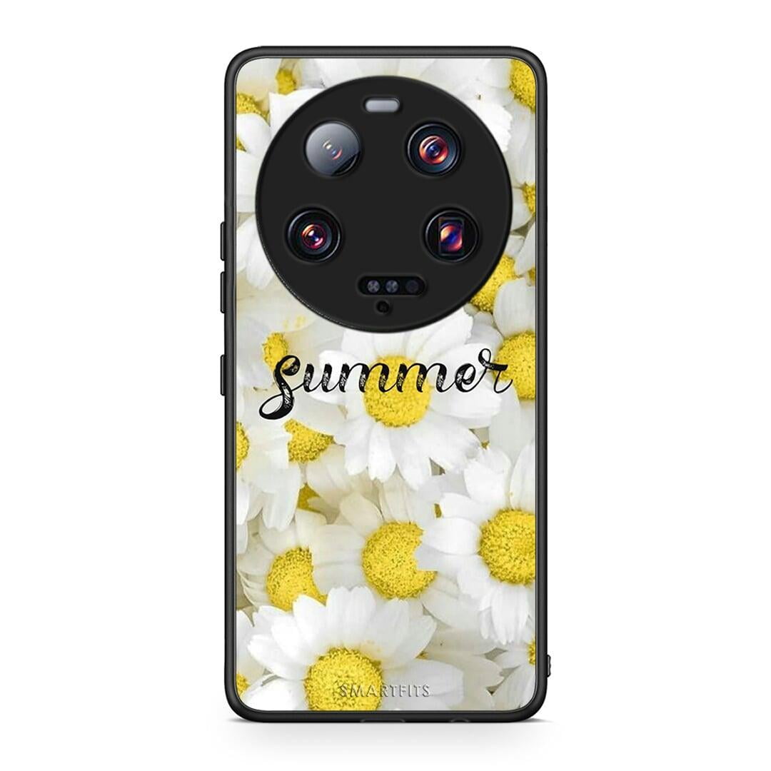 Θήκη Xiaomi 13 Ultra Summer Daisies από τη Smartfits με σχέδιο στο πίσω μέρος και μαύρο περίβλημα | Xiaomi 13 Ultra Summer Daisies Case with Colorful Back and Black Bezels