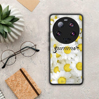 Thumbnail for Θήκη Xiaomi 13 Ultra Summer Daisies από τη Smartfits με σχέδιο στο πίσω μέρος και μαύρο περίβλημα | Xiaomi 13 Ultra Summer Daisies Case with Colorful Back and Black Bezels