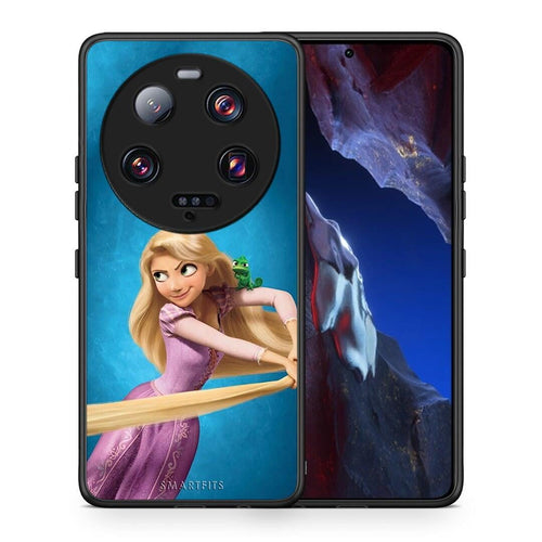 Θήκη Xiaomi 13 Ultra Tangled 2 από τη Smartfits με σχέδιο στο πίσω μέρος και μαύρο περίβλημα | Xiaomi 13 Ultra Tangled 2 Case with Colorful Back and Black Bezels